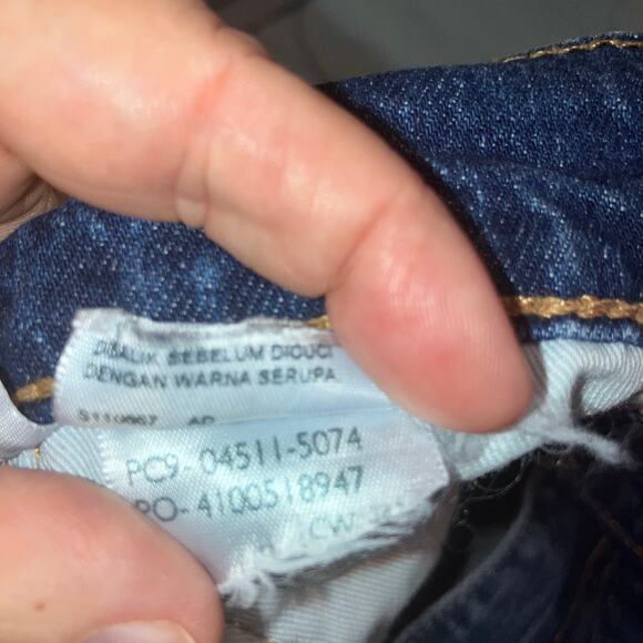 Men’s Levi’s 511 Slim Fit Medium Wash Jeans-size 33w30L - Picture 13 of 14